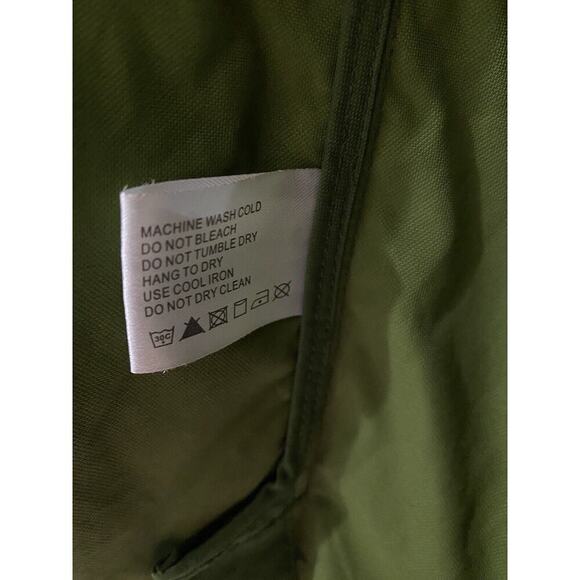 Orvis Jacket Lady Large Barn Chore Hood Green Zip-Up Utility Raincoat Pockets XL - Picture 15 of 16